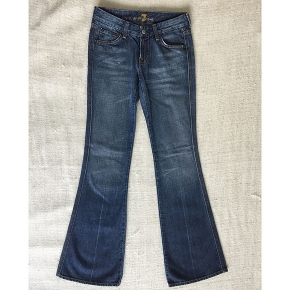 7 For All Mankind "A" Pocket Boot Cut Jeans - Picture 3 of 5